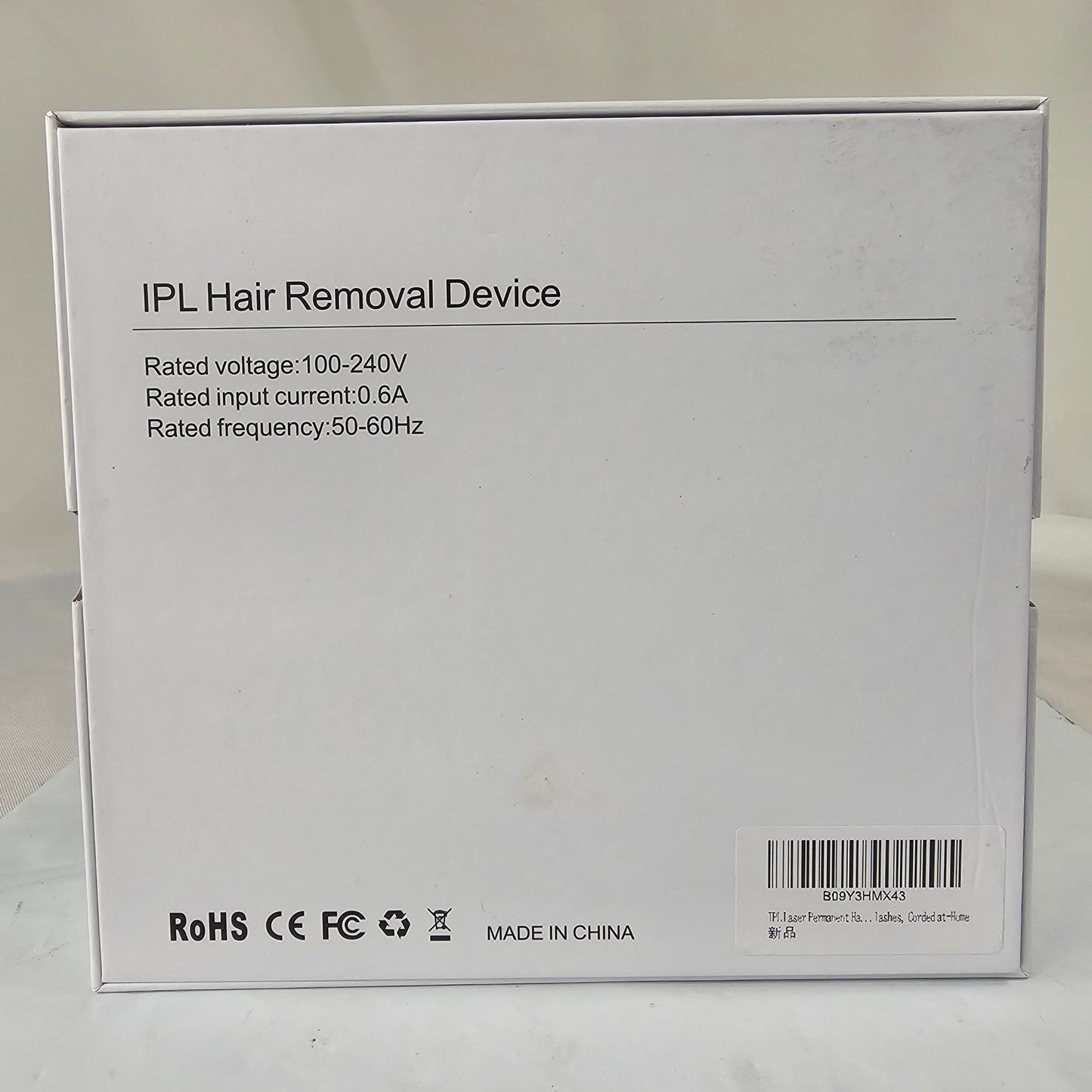 IPL Hair Removal Device | 5 Stage Strength | Permanent Hair Reduction | Safe & Easy - DQ Distribution