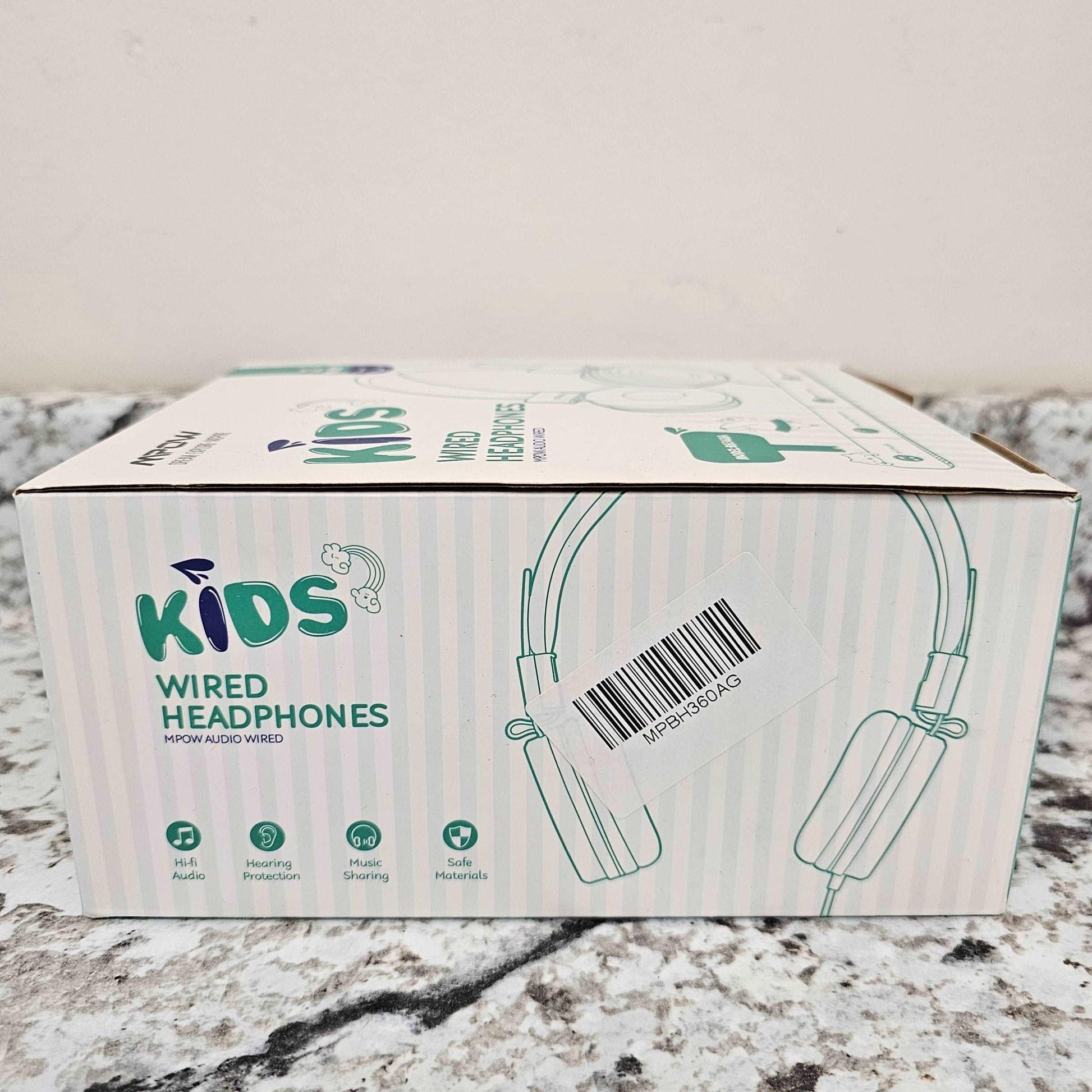 MPOW Kids Wired Headphones 2-Pack - Safe Hi-Fi Audio, Foldable, Mic - DQ Distribution