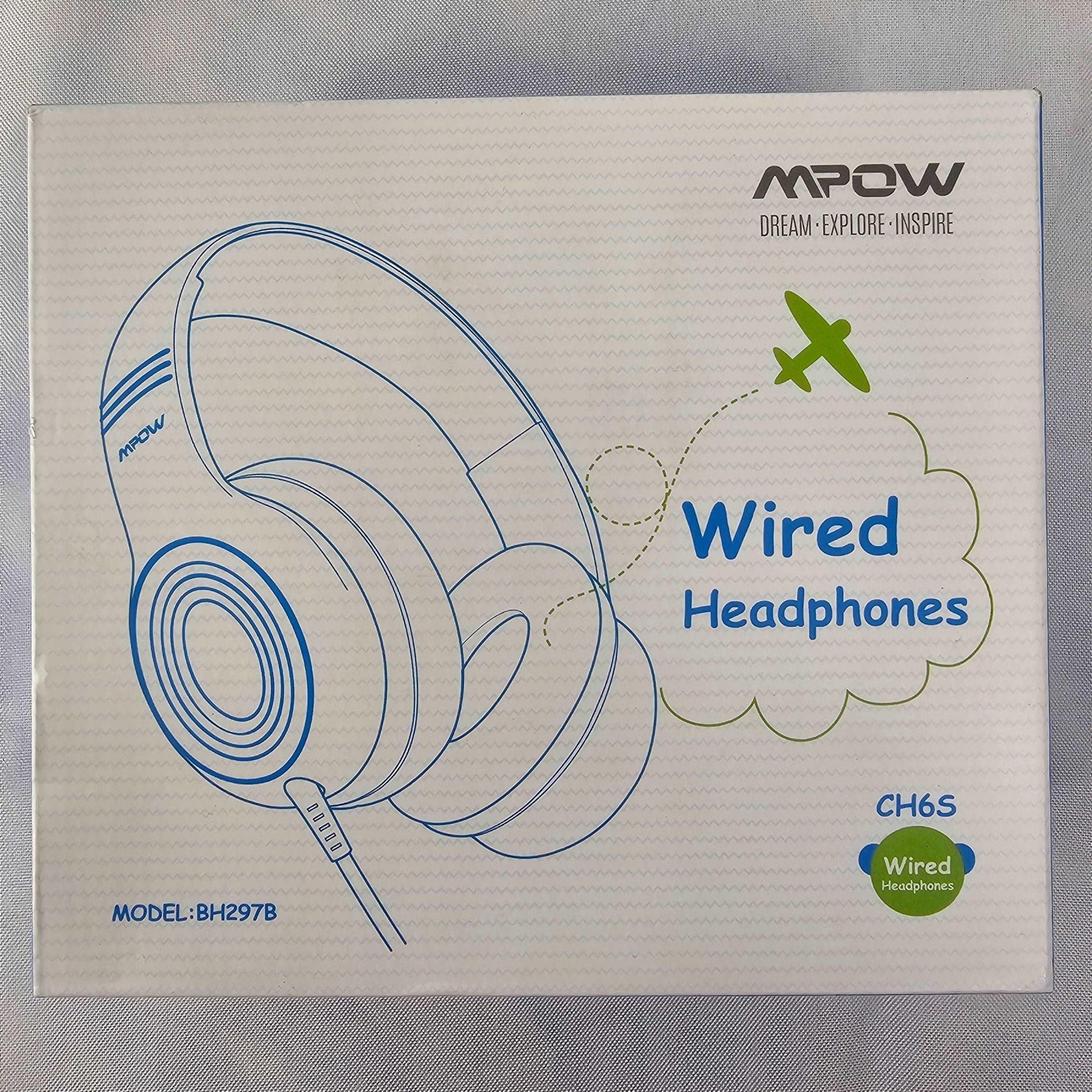 Kids Wired Headphones - Safe Audio, Music Sharing, Foldable Design - DQ Distribution