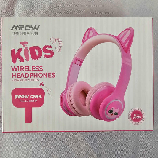 Kids Wireless Headphones Pink Mpow CH9S BH364A - DQ Distribution