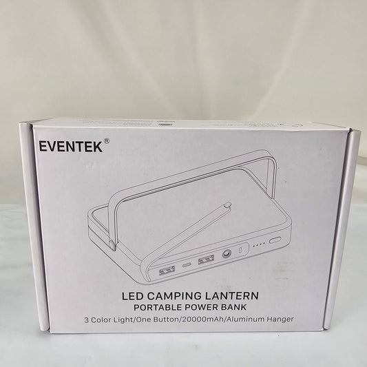 LED Camping Lantern Portable Power Bank 20000 mAh Eventek PB200 - DQ Distribution