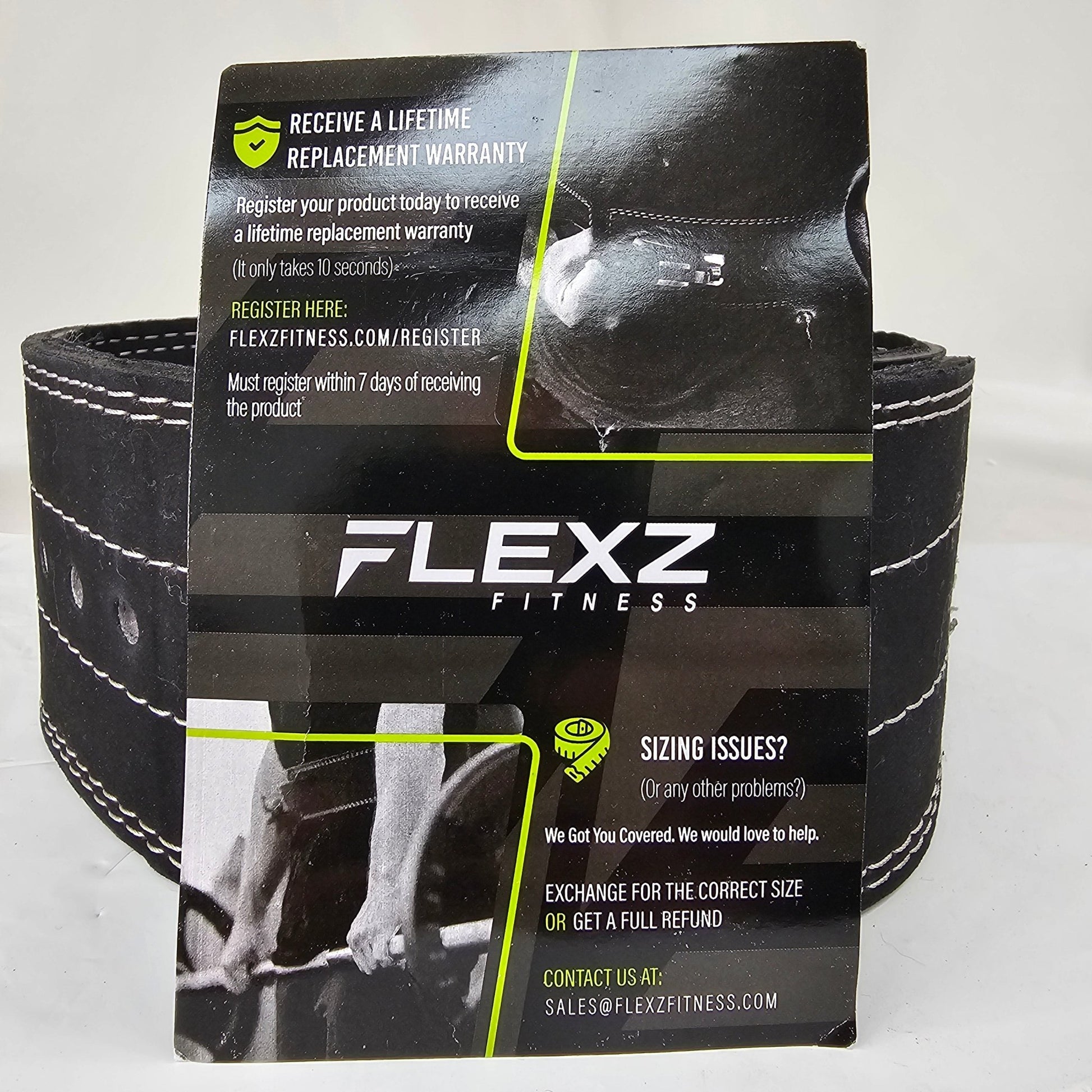 Lever Weight Lifting Belt Leather Small Flexz Fitness - DQ Distribution