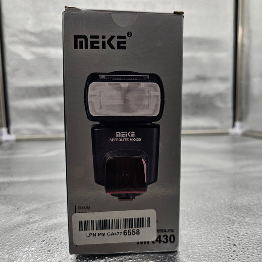Meike MK430 TTL LCD Flash Speedlite Compatible with Canon DSLR Camera - DQ Distribution