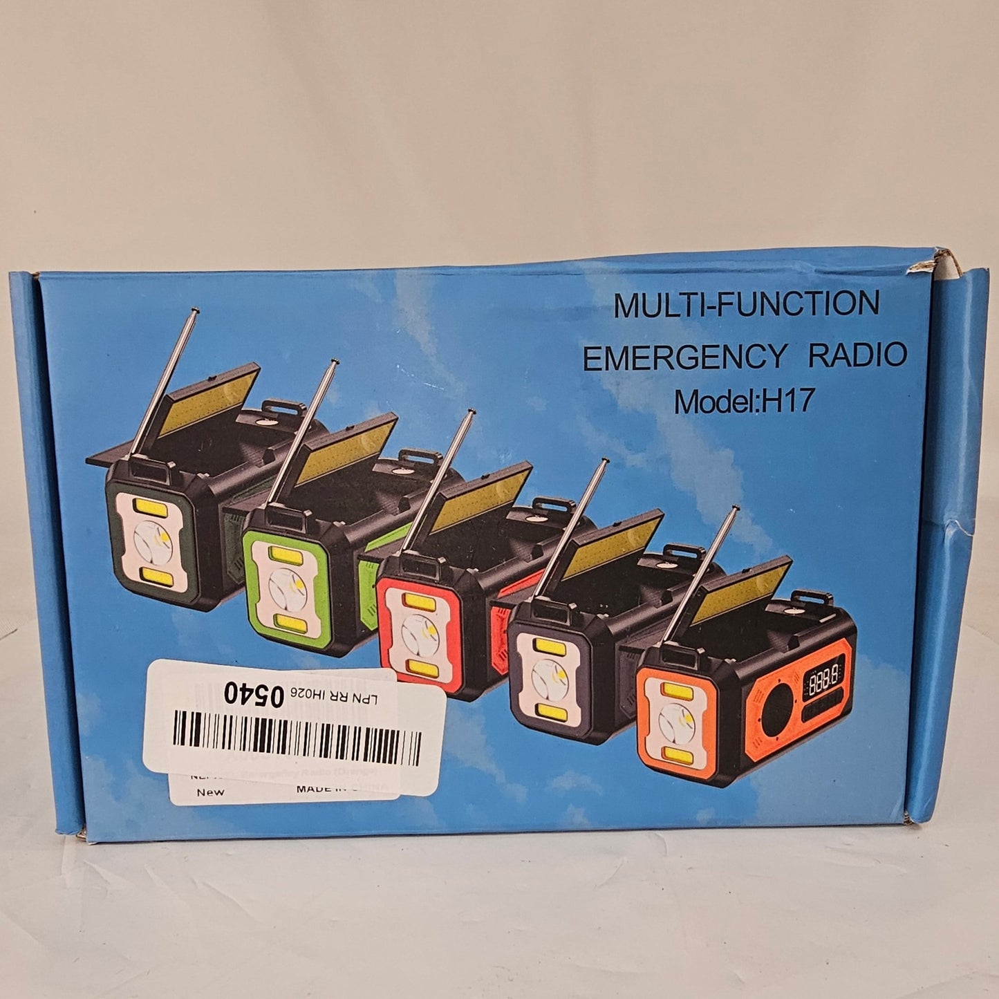 Multi-Function Emergency Radio H17 Orange - DQ Distribution