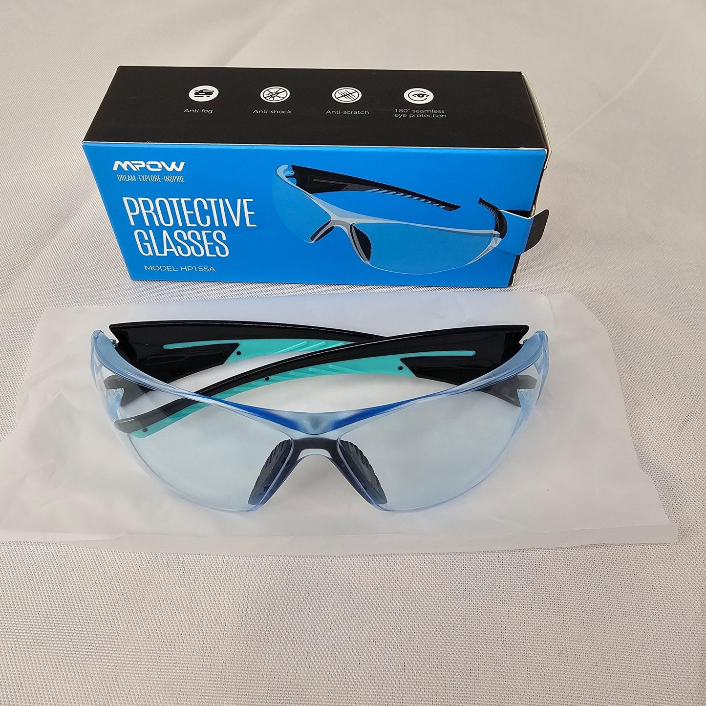 Protective Glasses - Anti-Fog, Anti-Shock, 180° Eye Protection - DQ Distribution