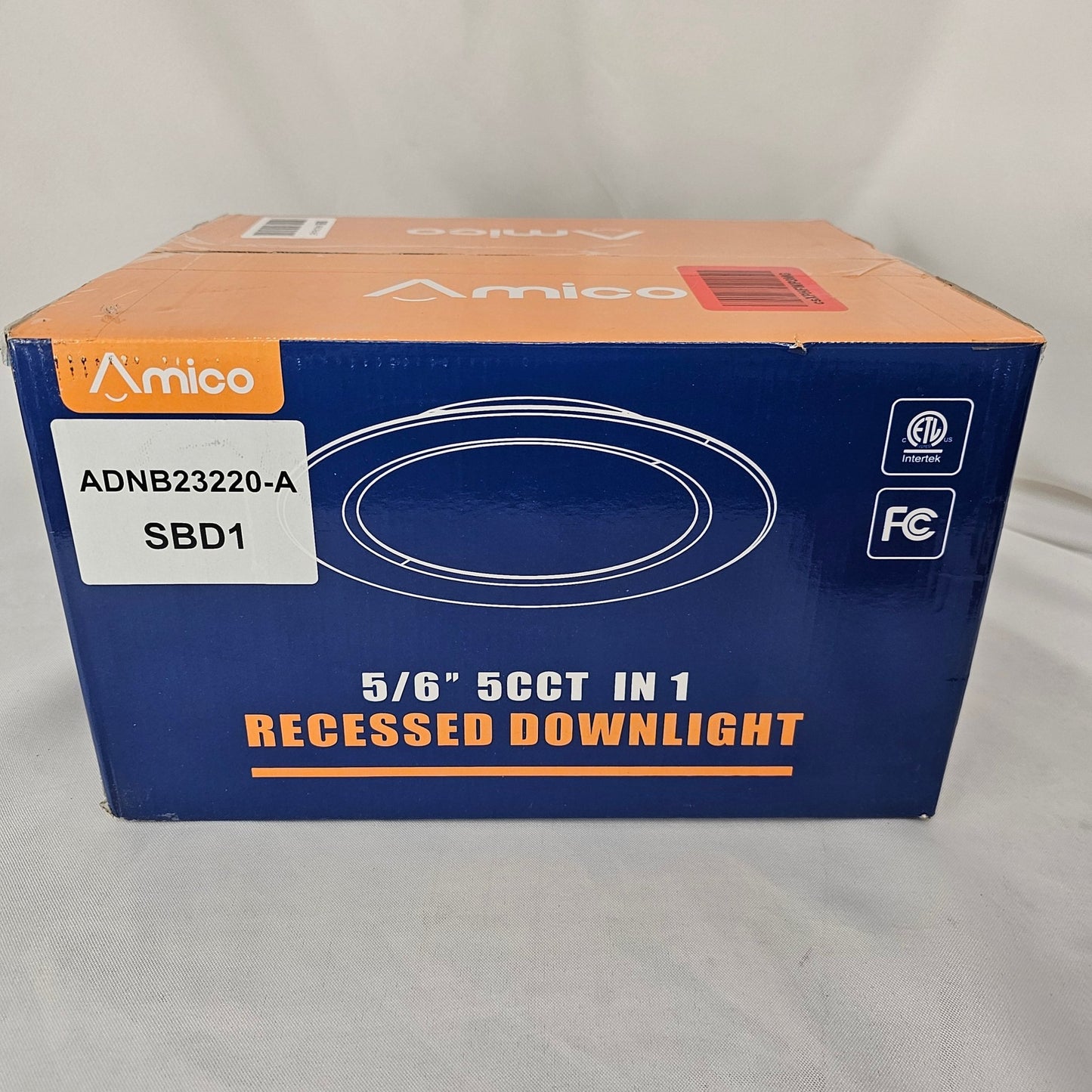 Recessed Downlight 5/6 Inch 5CCT In 1 Amico ADNB23220-A - DQ Distribution