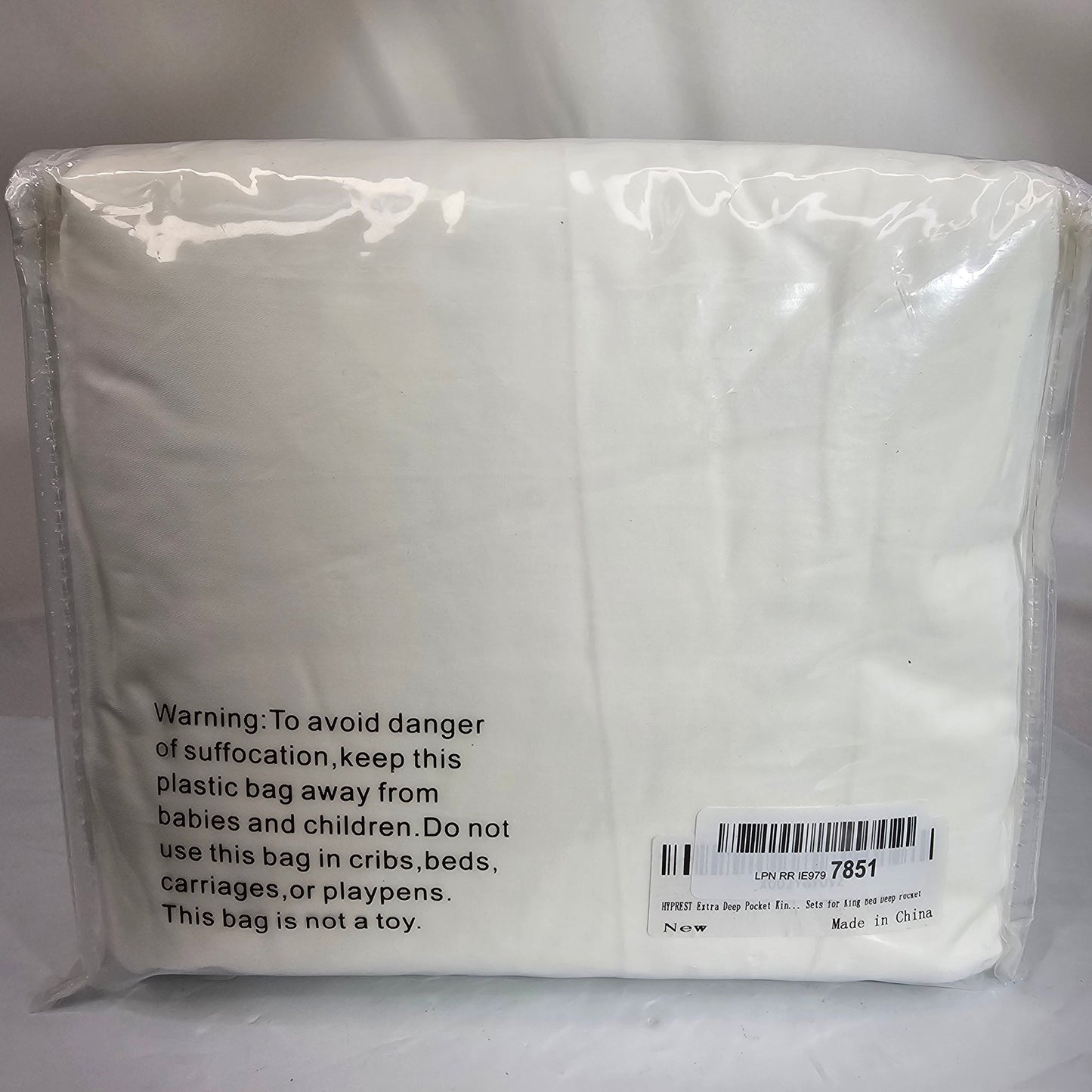 Sheet Set 100% Cotton Deep Mattress King Hyprest - DQ Distribution