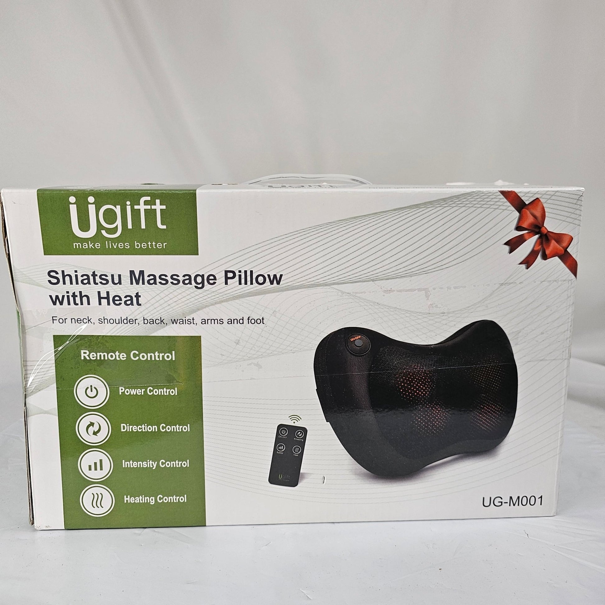 Shiatsu Massage Pillow W/ Heat Ugift UG-M001 - DQ Distribution