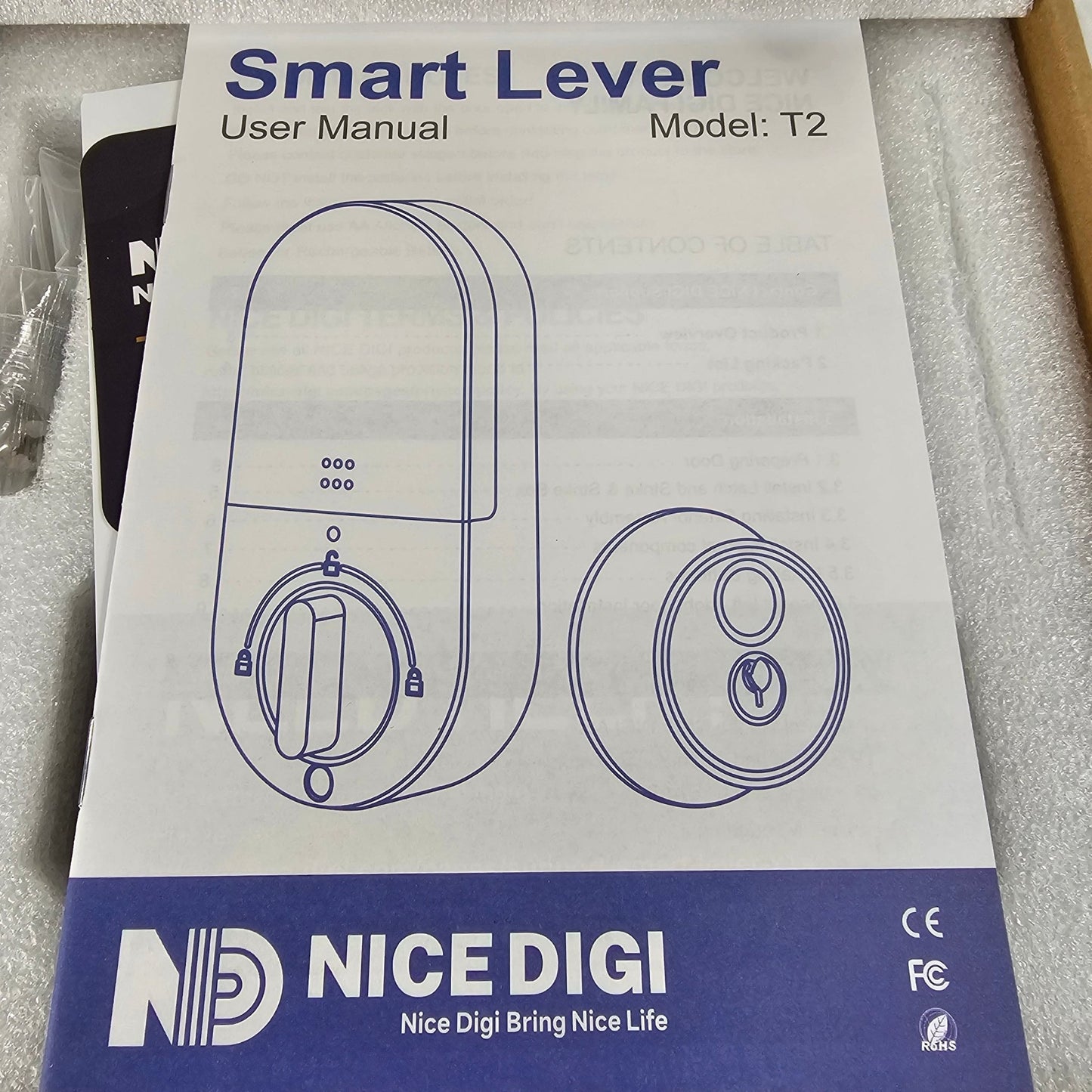 Smart Lever Nice-Digi T2 - DQ Distribution