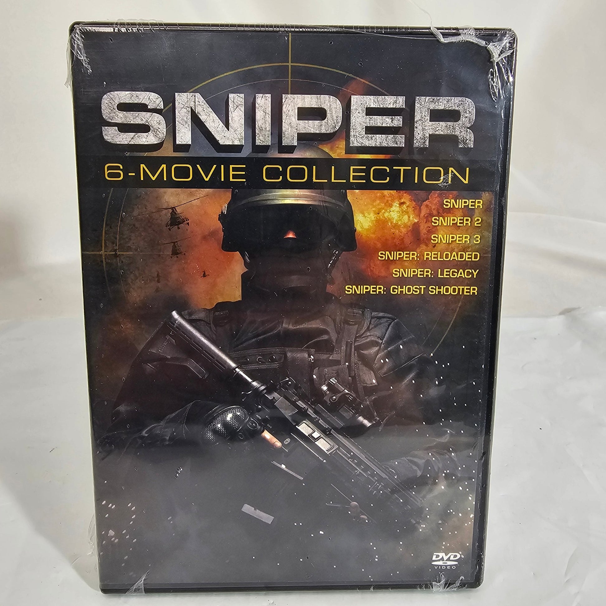 Sniper:  6 movie Collection Sniper (1993), Sniper 2, Sniper 3, Sniper: Reloaded, Sniper: Ghost Shooter, and Sniper: Legacy DVD - DQ Distribution