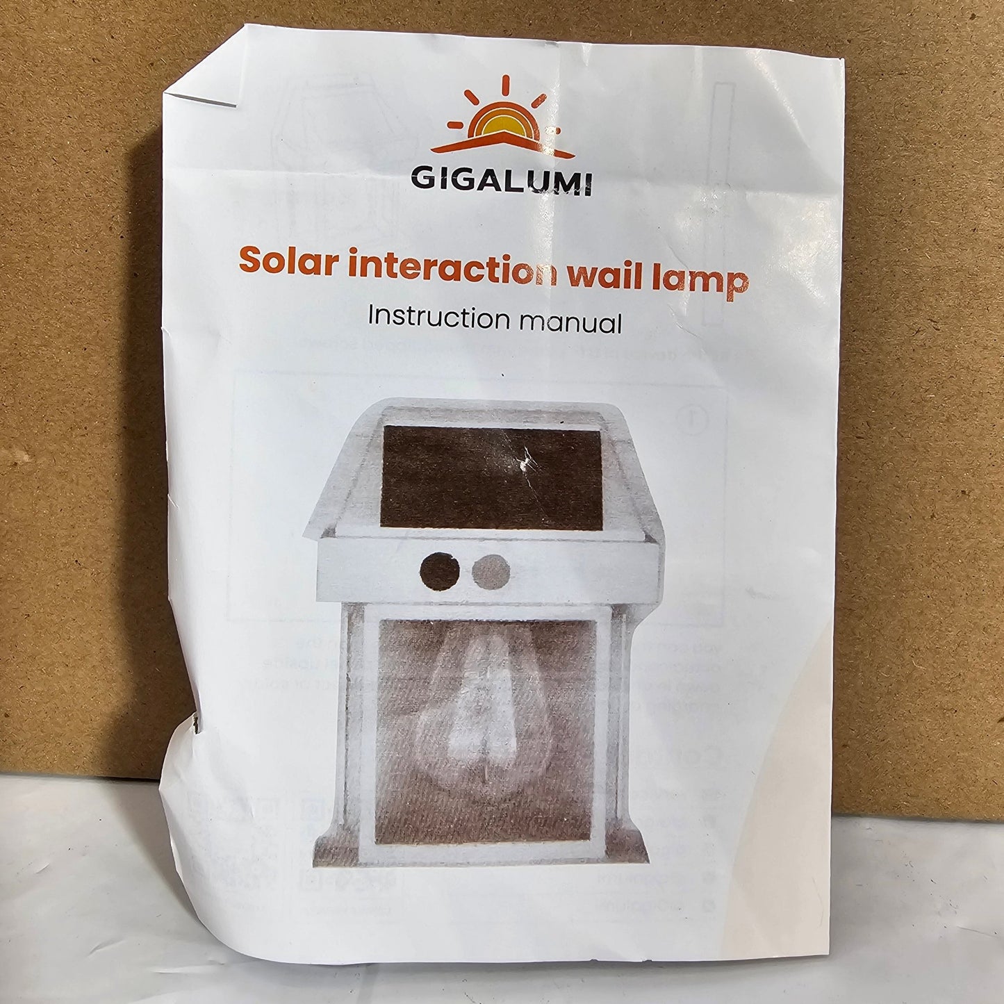 Solar Interaction Wall Lamp 4-Pack Gigalumi BK-888 - DQ Distribution