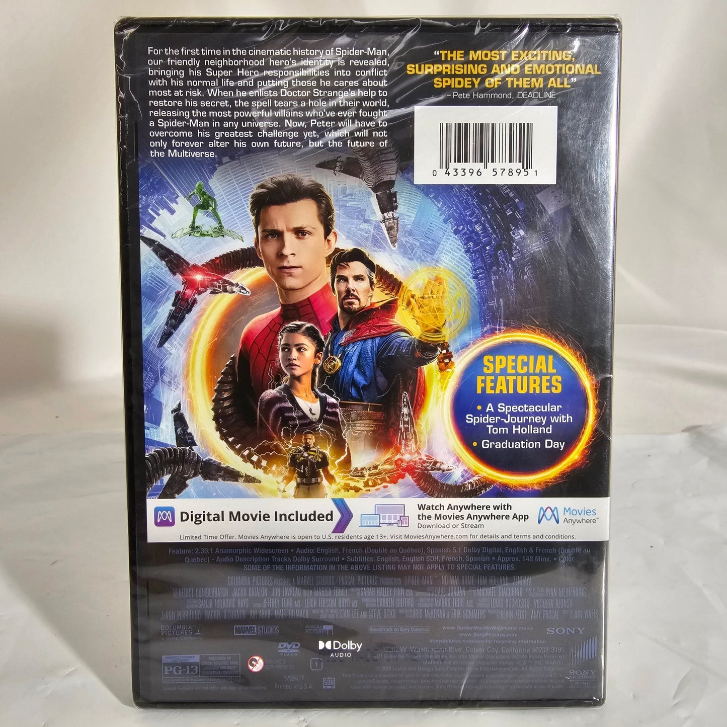 Spider-Man: No Way Home DVD - DQ Distribution