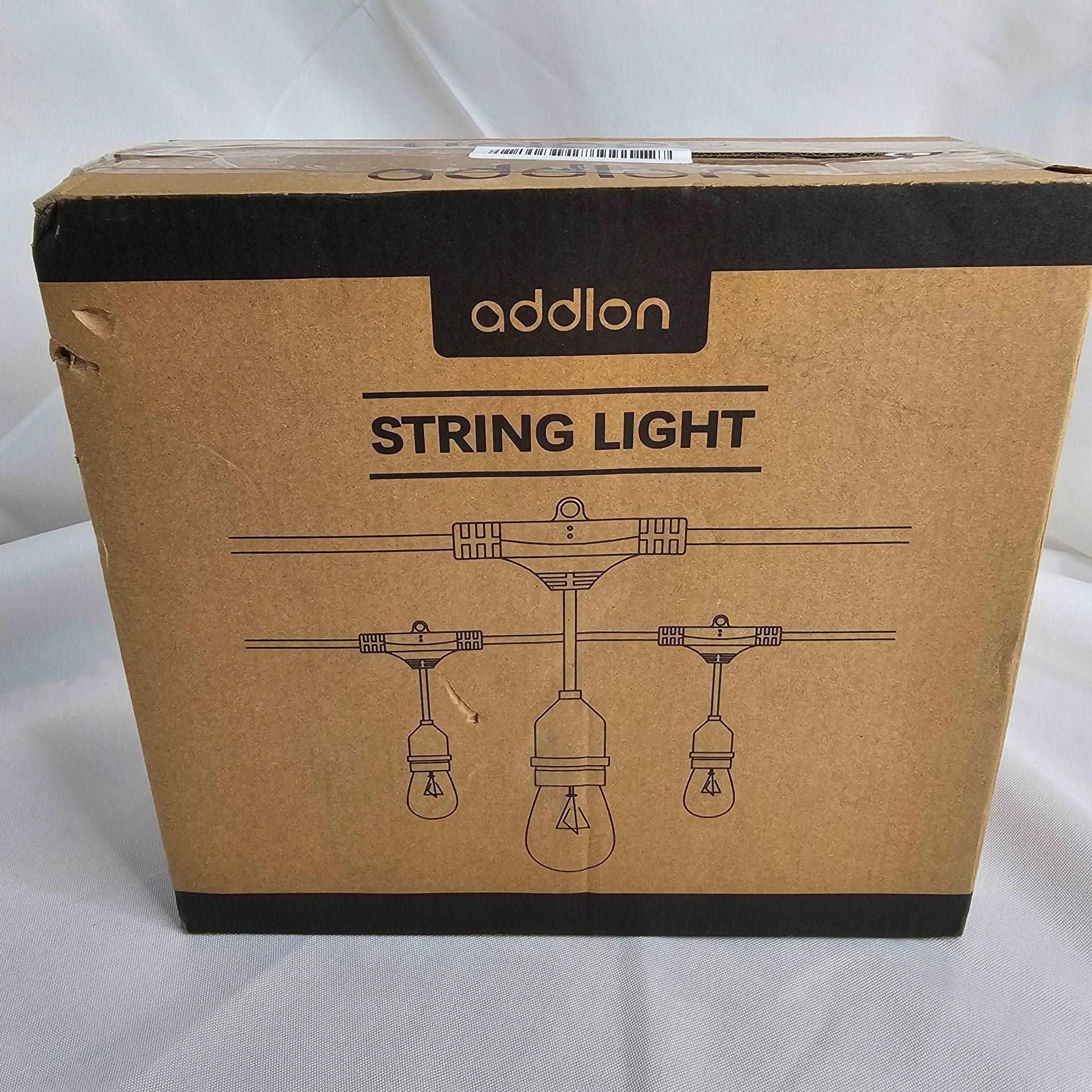 24ft Heavy-Duty String Lights - Waterproof, Connectable, 8 Sockets - DQ Distribution