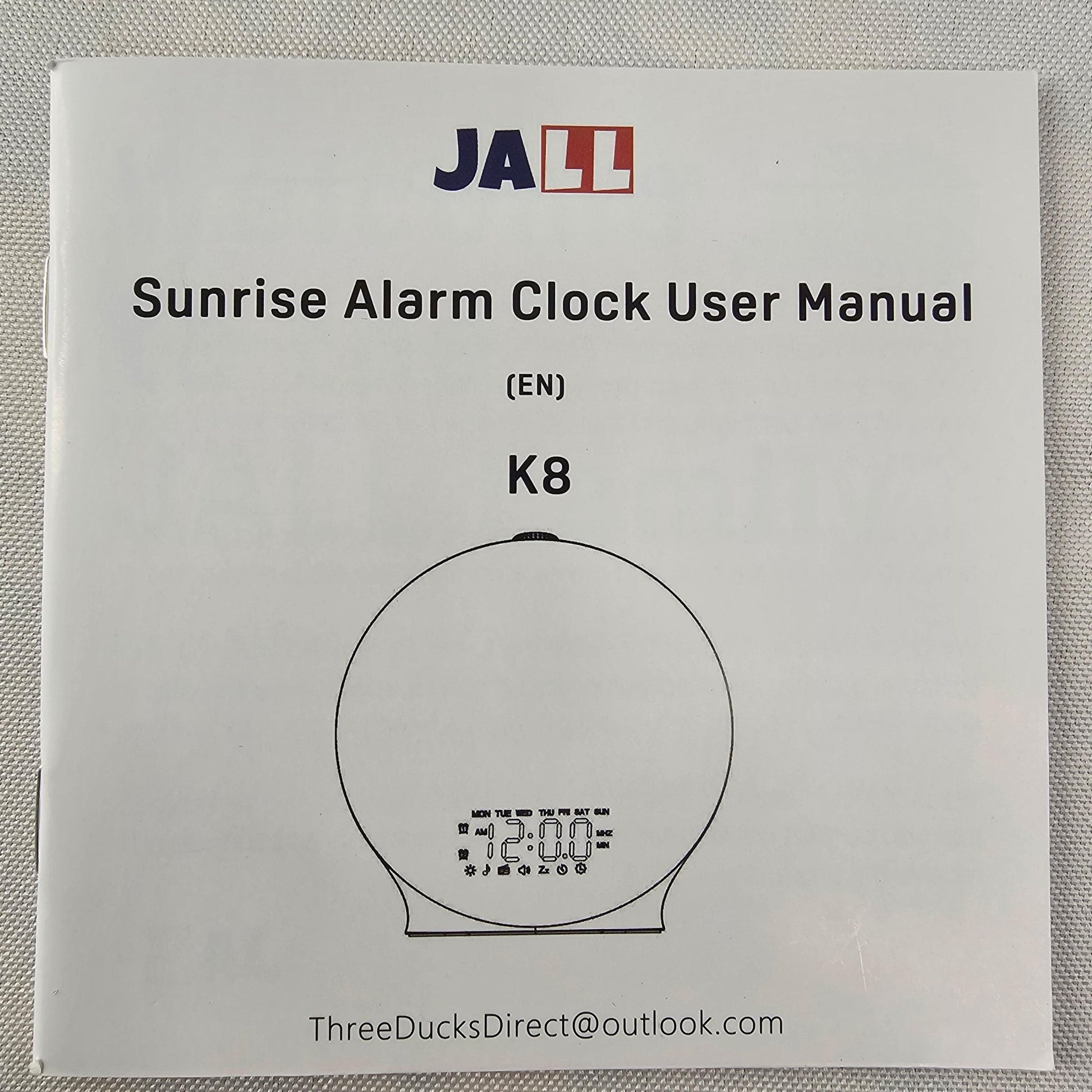 Sunrise Alarm Clock Wake up Light JALL K8 - DQ Distribution