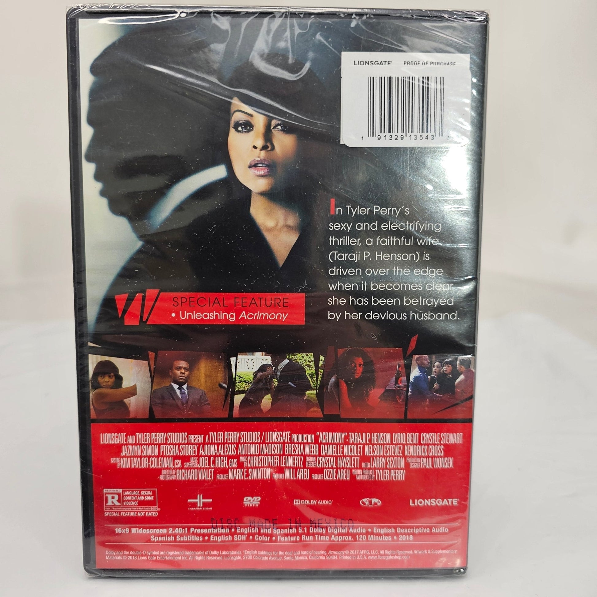 Tyler Perry's Acrimony DVD - DQ Distribution