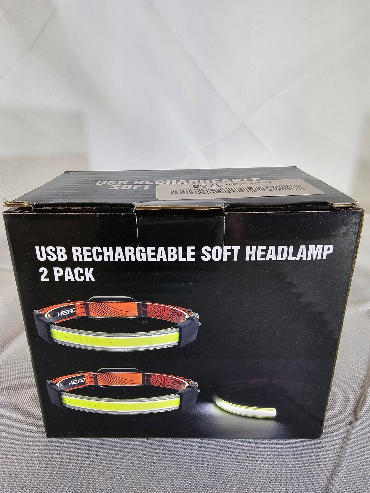 USB Rechargeable Soft Headlamp 2 Pack - DQ Distribution
