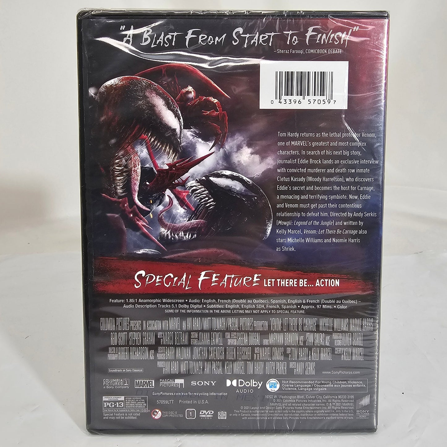 Venom: Let There Be Carnage DVD - DQ Distribution