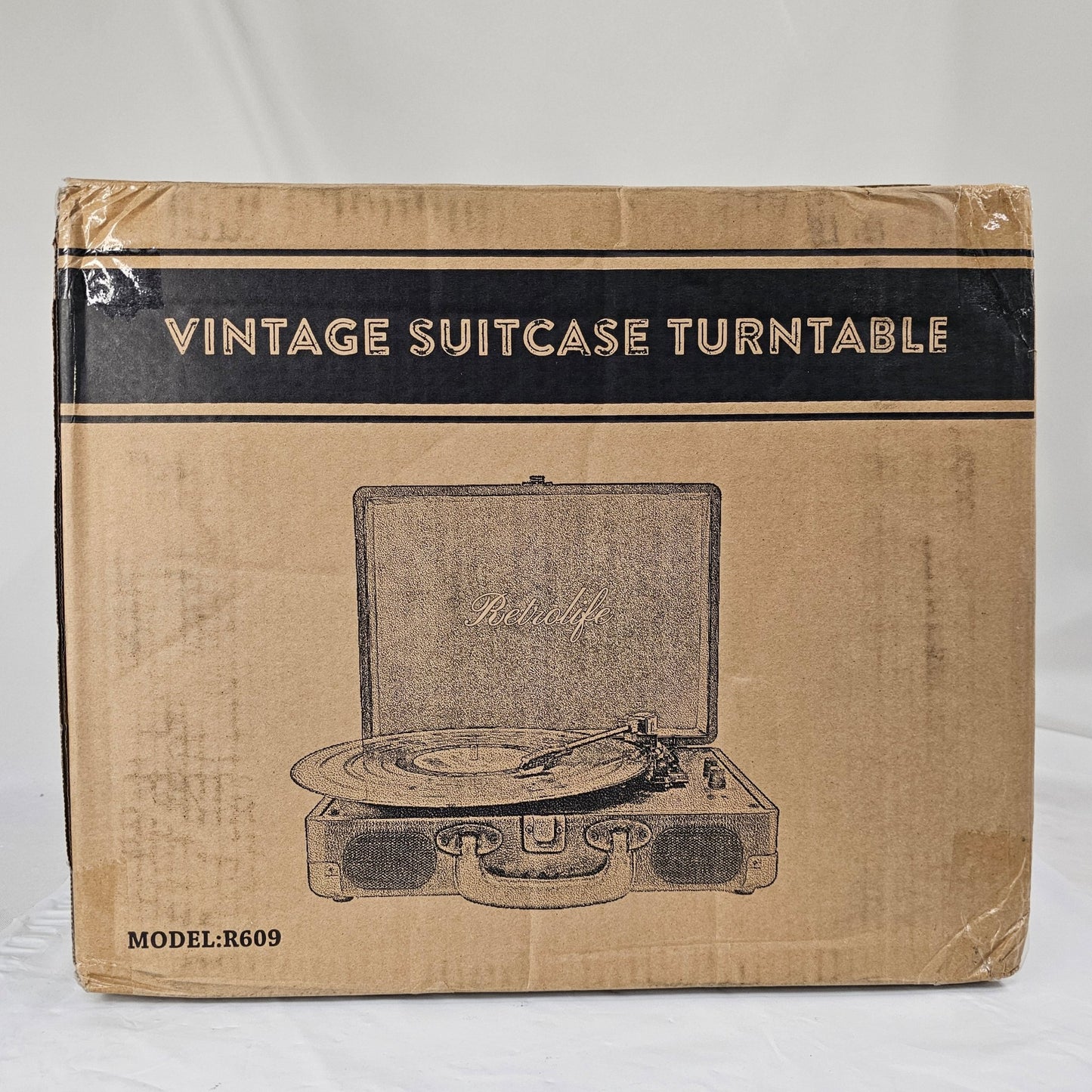 Vintage Suitcase Turntable  Retrolife R609 - DQ Distribution