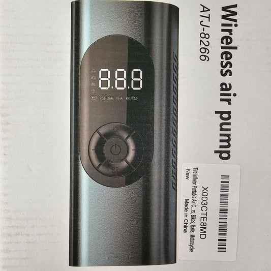 Wireless Air Pump Black ATJ-8266 - DQ Distribution