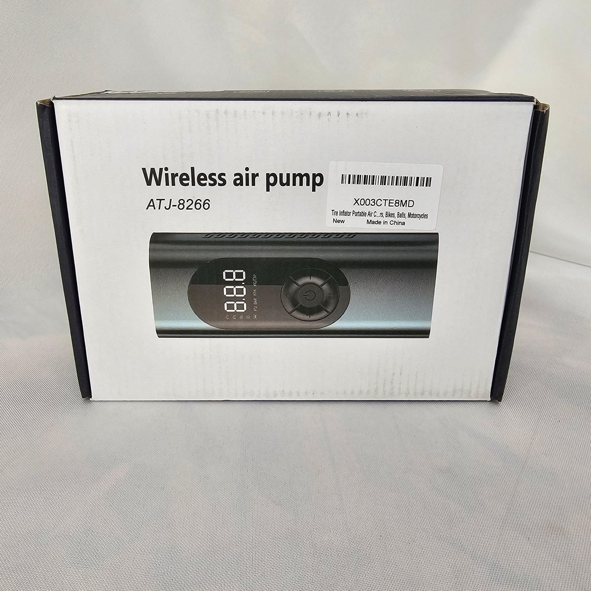 Wireless Air Pump Black ATJ-8266 - DQ Distribution