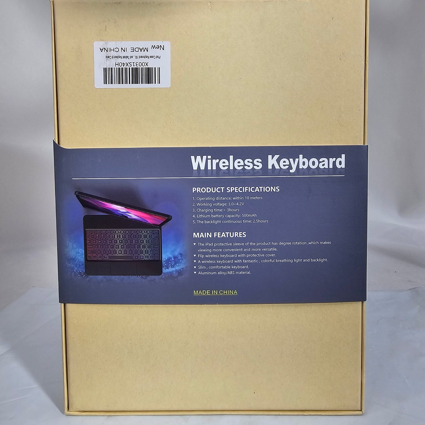 Wireless Keyboard Case For iPad CM-01 - DQ Distribution