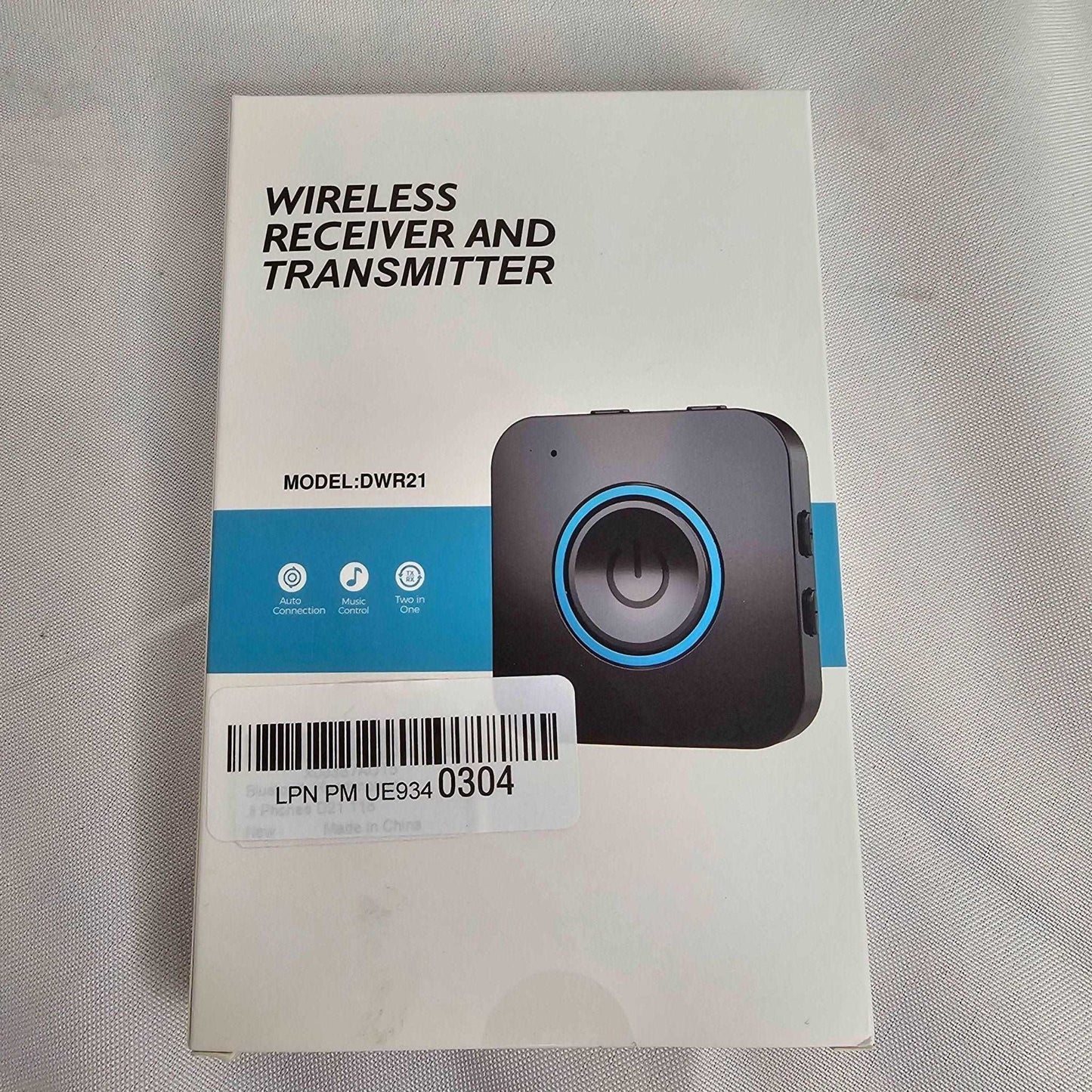 Bluetooth Wireless Receiver Transmitter - Auto Connection, Music Control, 2-in-1 - DQ Distribution