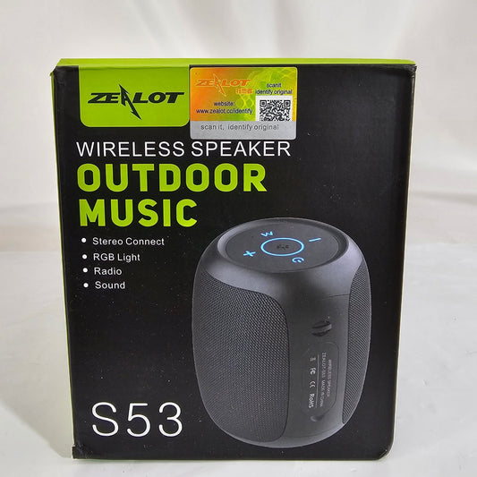 Wireless Speaker Outdoor Music Zealot S53 - DQ Distribution